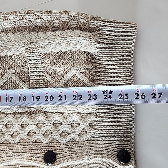 Aran Woollen Mills MADE IN IRELAND 100% merino wool vest, sz XL - Picture 9 of 10